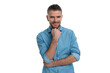 © Viorel Sima - happy man in his forties crossing arms and being thoughtful