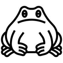 Frog Outline Icon