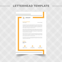 Wall Mural - letterhead flyer corporate official minimal creative abstract professional informative newsletter magazine poster brochure design with logo