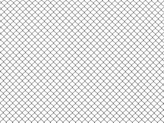 Poster - wire mesh of fence isolated on white background