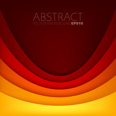 Poster - abstract background with wave