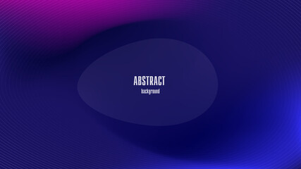 Poster - Beautiful cool abstract gradient blue background with text