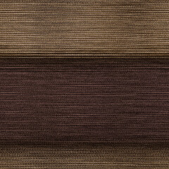 Sticker -  Natural space dyed marl stripe woven seamless pattern. Tonal brown winter linear yarn cloth effect. Dark masculine heather melange textile background tile.