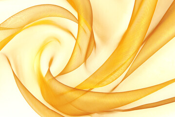 Wall Mural - golden abstract background fabric organza texture