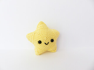 Wall Mural - Crochet star amigurumi toy