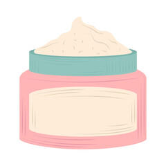 Sticker - cosmetic cream body