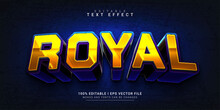Royal 3d Style Text Effect