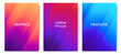 © yorinworks - Set of Colorful Gradient Backgrounds. Modern Vector Illustration without Transparency.