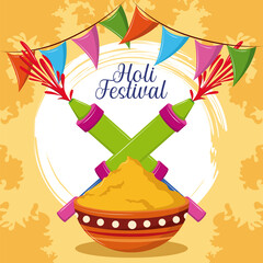 Poster - happy holi greeting card