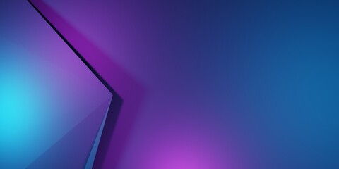 Wall Mural - 3d rendering of purple and blue abstract geometric background. scene for advertising, technology, sh