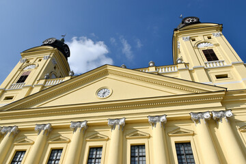 Wall Mural - Great Church in Debrecen city, Hungary