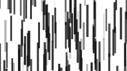 Aufkleber - Black stripes on white background. Computer generated 3d render