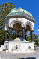 Wall Mural - German Fountain at Sultanahmet Square in Istanbul, Turkey