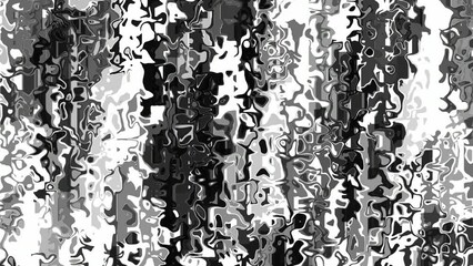 Poster - Black noise on white background. Computer generated 3d render