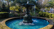 Ornate Water Fountain In The Downtown Historic District, Charleston, South Carolina, USA