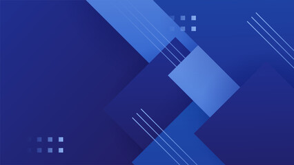 Wall Mural - modern dark blue abstract background paper shine and layer element vector for presentation design. s