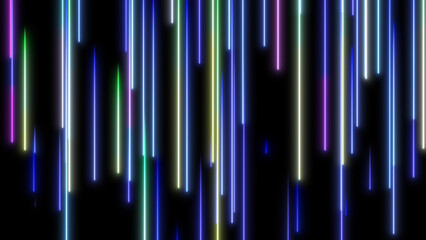 Poster - Glowing backgrounds of lines