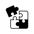 © deny - Puzzle icon vector design template.