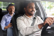 © Syda Productions - transportation, vehicle and people concept - happy smiling indian male driver driving car with passenger