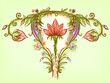 Uterus Flower Design Concept Illustration