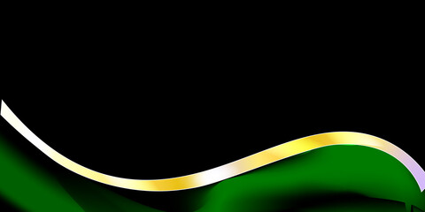 Wall Mural - Abstract black and green background