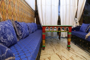 Riad restaurant in Morocco