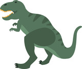 Tyrannosaurus Dinosaur Species as Prehistoric Creature and Jurassic Predator