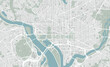 Detailed map of Washington DC, USA