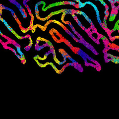 Poster - Bright abstract image in a modern style.