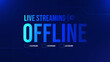 © Mete-X - Offline gaming background template for streamer . Starting gaming background. Ending gaming background. twitch banner template gaming background