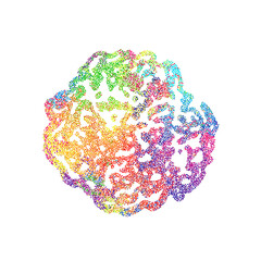 Poster - Bright abstract image in a modern style.