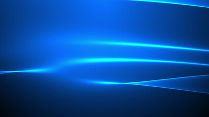 Poster - Seamless loop animation. Abstract colorful wavy background in blue color. Modern colorful wallpaper. 3d rendering.