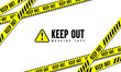© creamfeeder - Sign tape, caution, keep out, warning, Vector illustration