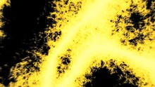 Spreading Yellow Plasma. Abstract Background Video Footage 