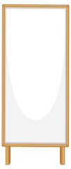 Poster - Empty wooden sign banner isolated