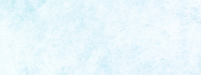 Poster - Abstract white blue winter background with space for text or image, blue watercolor background hand-drawn with vintage marbled textured design on cloudy sky blue banner.