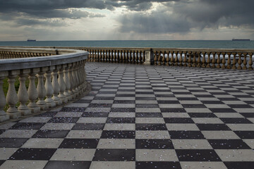 Canvas Print - Terrazza sul mare