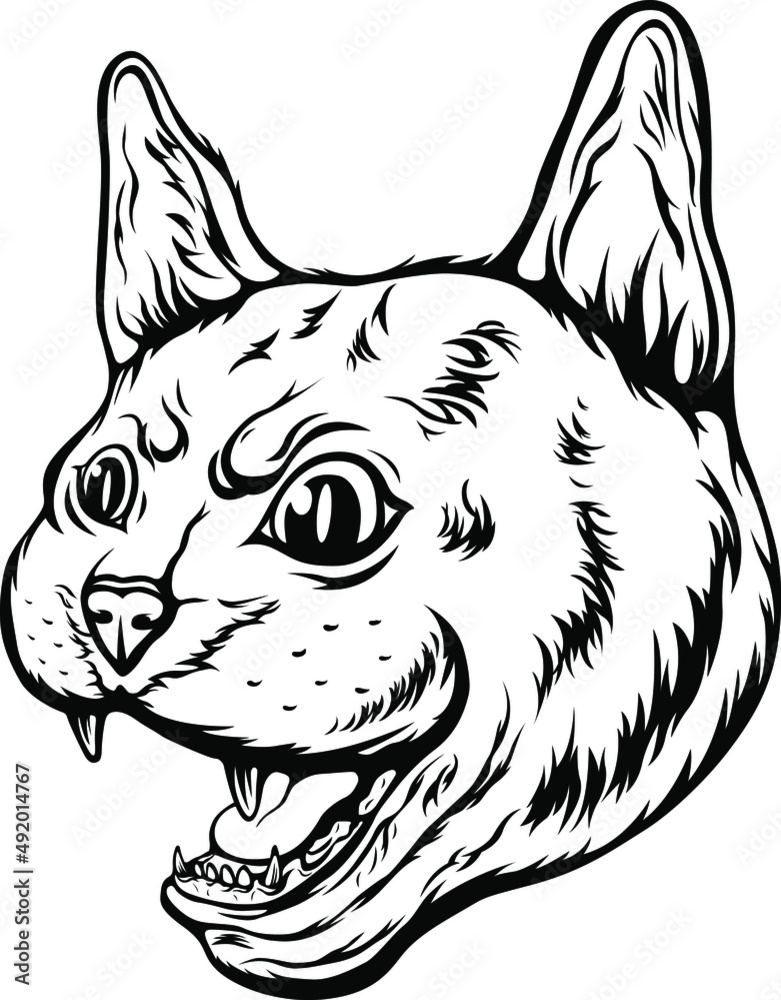 Dimmoire Evil Cat フードBlack＆White farp,large,wall_texture,