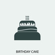 © Pethias - Birthday_cake vector icon illustration sign
