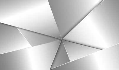 Poster - minimalist metal premium abstract background with luxury metallic gradient geometric elements. 3d me