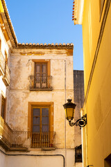 Poster - architectural detail of building in the historic city center of Berja