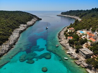 Sticker - Summer in Korcula, Croatia