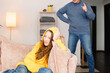 © Tatyana Gladskih - angry parent dad tell complaints lecturing teen adult child feeling stressed