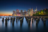 Fototapeta Miasta - NYC & Blur Hour
