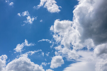 Clouds in a blue sky