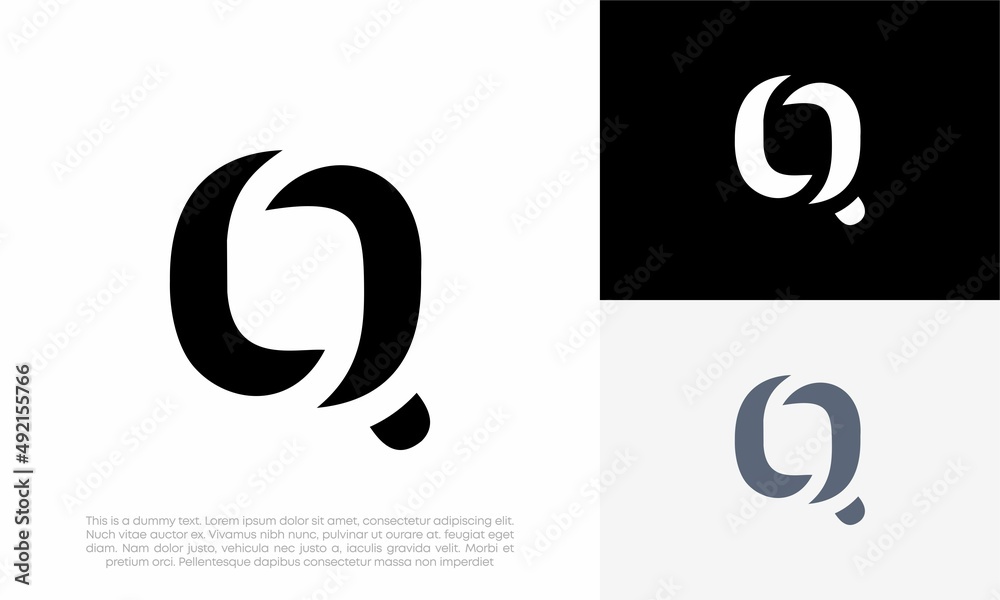 letter Q logo initial abstract vector icon design illustration Stock ...
