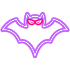 bat neon sign