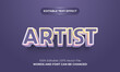 © imrankite - Artist 3d editable text effect