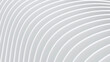 © Cobalt - Abstract white background with 3D striped pattern, interesting architectural minimal white grey background 3D render illustration.