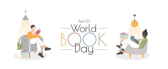 Wall Mural - World Book Day banner.